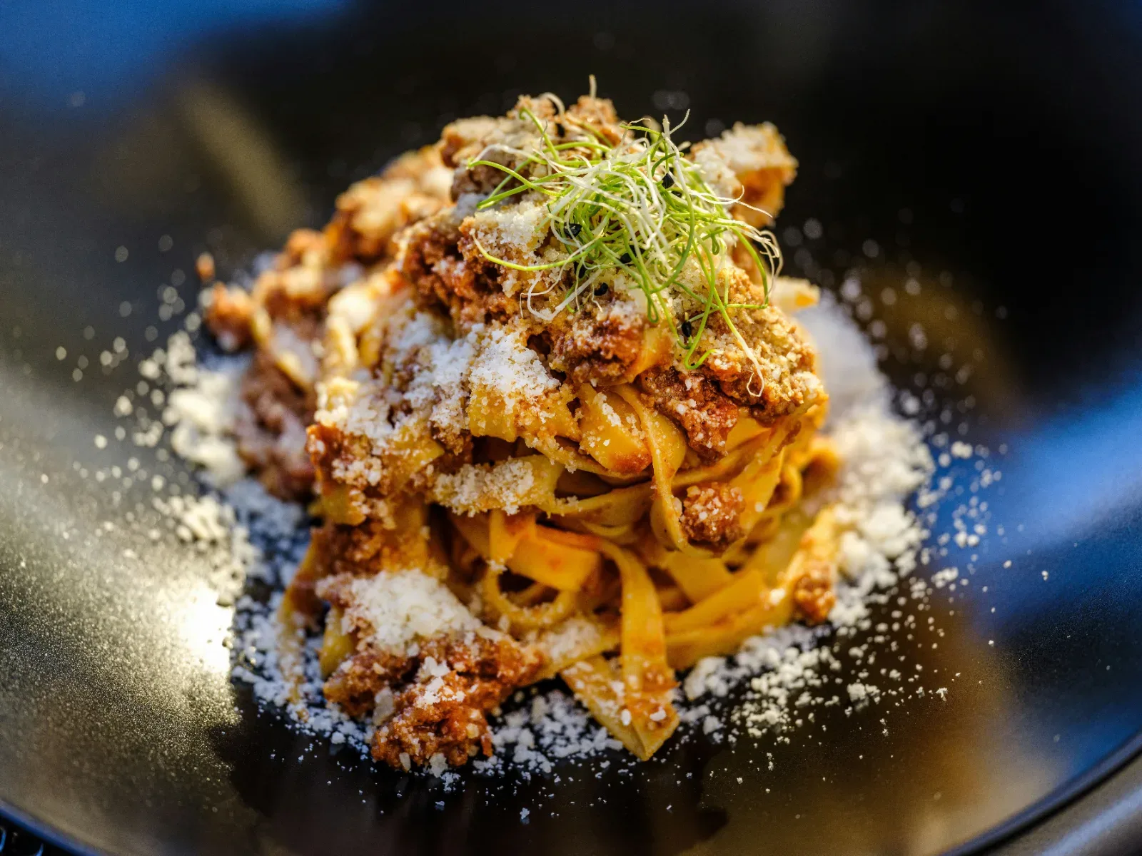 Tagliatelle al Ragù di Cinghiale
